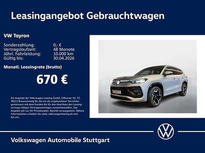 Second-hand VW Tayron R-line 193 CP (141 kW) 2025 Argintiu SUV