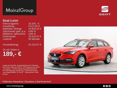 Second-hand Seat Leon ST Style 131 CP (96 kW) 2022 Roșu Break