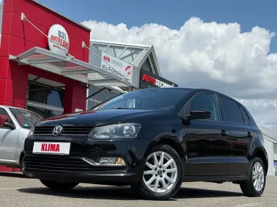 Gebraucht VW Polo Trendline 60 PS (44 kW) 2015 Schwarz Limousine