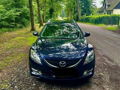 gebraucht Mazda 6 Kombi 2,0 Diesel Blau neuer TÜV