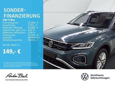 Usata VW T-Roc Life 110 CV (80 kW) 2023 Andere farbe SUV