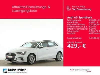 Gebraucht Audi A3 Advanced 150 PS (110 kW) 2024 Weiß Limousine