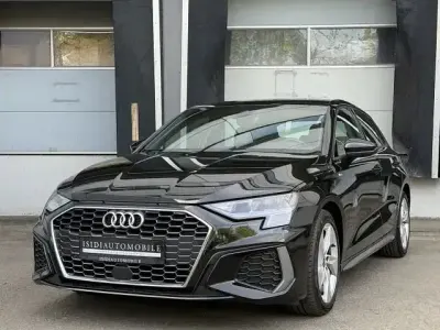 Brugt Audi A3 S-Line 116 HK (85 kW) 2022 Sort Sedan
