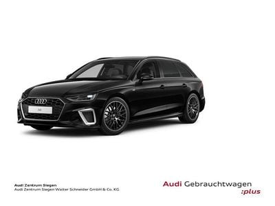 Mythosschwarz metallic Gebraucht 2024 Audi A4 S-Line Kombi | 30.910 € (Guter Preis)