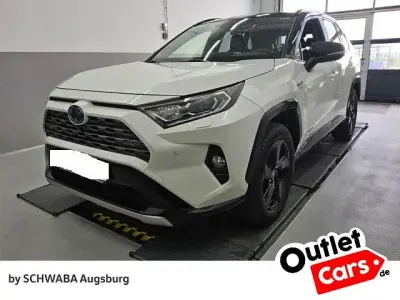 Używany Toyota RAV4 Hybrid Style 222 KM (163 kW) 2019 Biały SUV