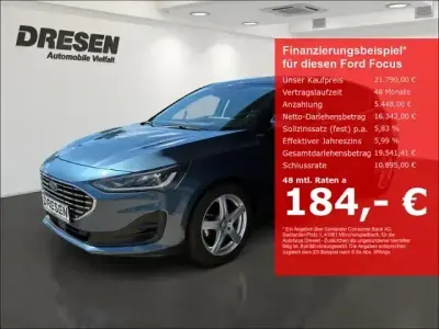Gebraucht Ford Focus Titanium X 125 PS (91 kW) 2022 Blau Limousine