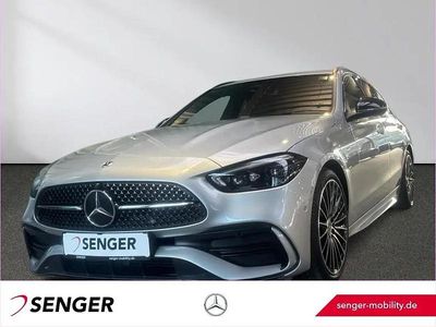 Lack hightechsilber Gebraucht 2026 Mercedes C220 AMG line Kombi | 49.970 € (Teuer)