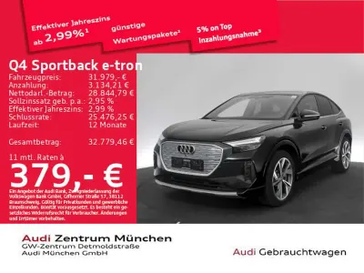 Second-hand Audi Q4 e-tron 150 kW (204 CP) 2022 Negru SUV