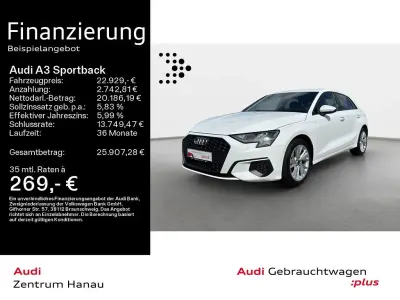 Gebraucht Audi A3 150 PS (110 kW) 2023 Weiß Limousine