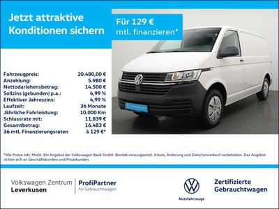 Gebraucht VW Transporter 110 PS (80 kW) 2020 Weiss / candy weiss Van