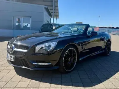 Gebraucht Mercedes SL500 Sport 435 PS (319 kW) 2012 Obsidianschwarz  metalliclack Cabrio