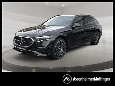 Metalliclack obsidianschwarz Gebraucht 2025 Mercedes E450 Kombi | 92.440 €
