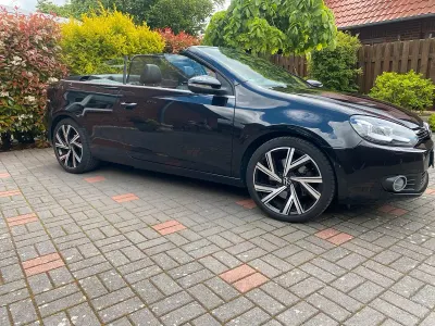 Brugt VW Golf Cabriolet 160 HK (117 kW) 2012 Sort Cabriolet
