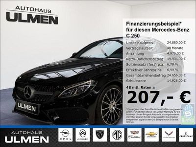 Gebraucht Mercedes C250 204 PS (150 kW) 2015 Schwarz Coupé