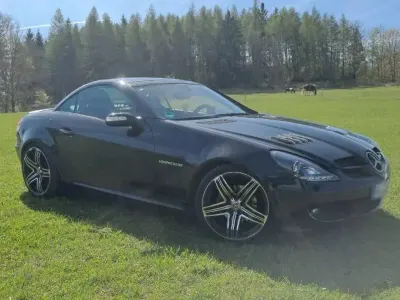 Brugt Mercedes SLK200 163 HK (119 kW) 2006 Sort Cabriolet
