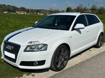 Brugt Audi A3 S-Line 125 HK (91 kW) 2009 Hvid Hatchback