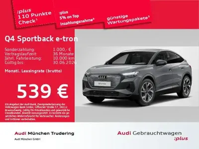 Gebraucht Audi Q4 Sportback e-tron Ambiente 210 kW (286 PS) 2025 Kieselgrau SUV