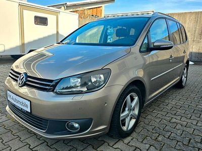Gebraucht VW Touran Highline 140 PS (102 kW) 2013 Beige Van / Kleinbus