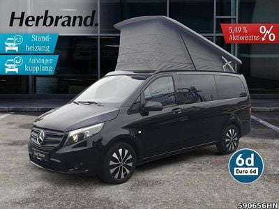 Schwarz Gebraucht 2024 Mercedes V220 Marco Polo Van / Kleinbus | 61.761 € (Fairer Preis)
