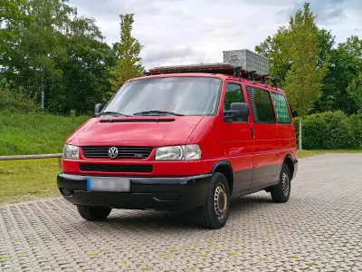 Używany VW T4 88 KM (64 kW) 2000 Czerwony Van