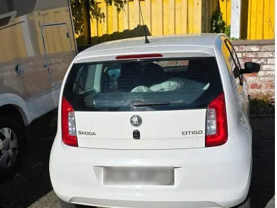 Usata Skoda Citigo Active 60 CV (44 kW) 2013 Bianco Utilitaria