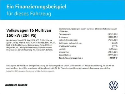 Gebraucht VW T6 Comfortline 204 PS (150 kW) 2017 Rot Van