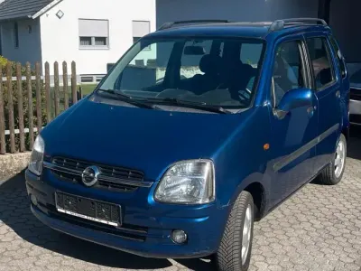 Brugt Opel Agila 75 HK (55 kW) 2003 Blå MPV