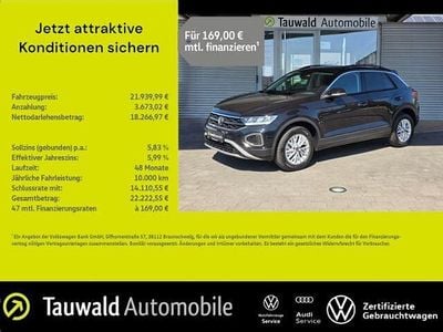 Schwarz Gebraucht 2024 VW T-Roc Life SUV | 21.940 € (Guter Preis)