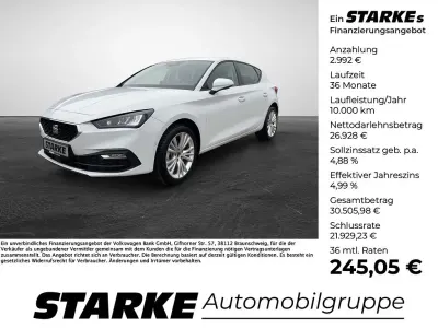 Neu Seat Leon Style 150 PS (110 kW) 2025 Weiß Limousine