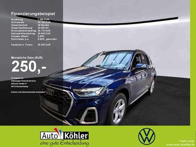 Gebraucht Audi Q5 S-Line 204 PS (150 kW) 2023 Navarrablau SUV