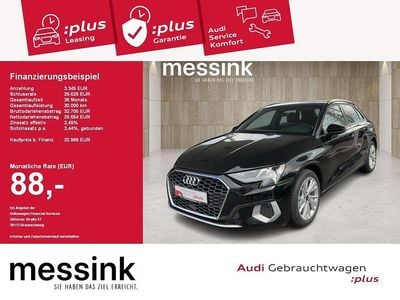 Gebraucht Audi A3 Advanced Plus 150 PS (110 kW) 2024 Mythosschwarz metallic Limousine