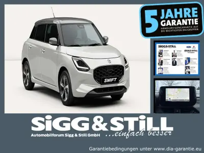 Neu Suzuki Swift Comfort+ 82 PS (60 kW) 2026 Pure white pearl/mineral gray Kleinwagen