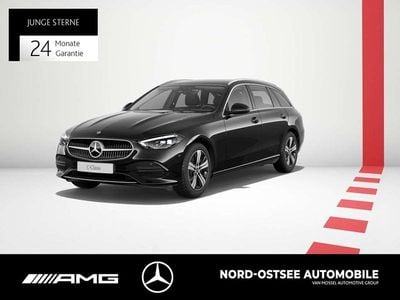 Metalliclack obsidianschwarz Gebraucht 2022 Mercedes C220 Avantgarde Kombi | 22.490 € (Guter Preis)
