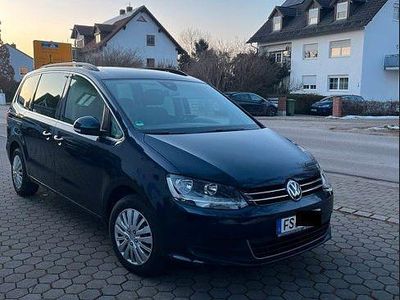 Gebraucht VW Sharan United 150 PS (110 kW) 2015 Blau Van / Kleinbus
