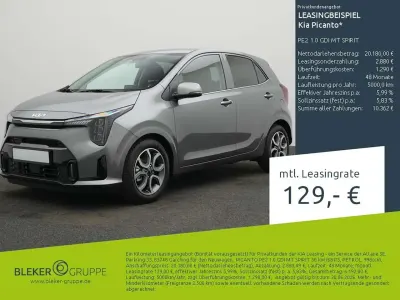 Neu Kia Picanto Spirit 68 PS (50 kW) 2026 (m7g) astro grey m Kleinwagen