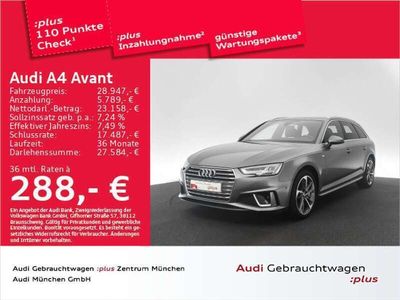 gebraucht Audi A4 45 TFSI S tronic design S line Ext. Pan