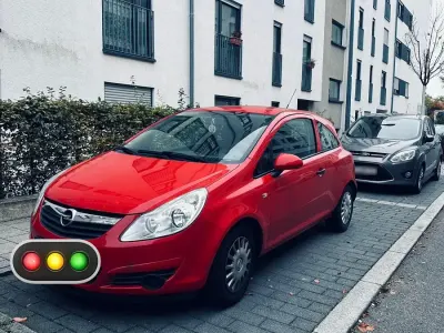 Brugt Opel Corsa 80 HK (58 kW) 2009 Rød Hatchback