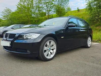 Brugt BMW 318 143 HK (105 kW) 2008 Sort Stationcar