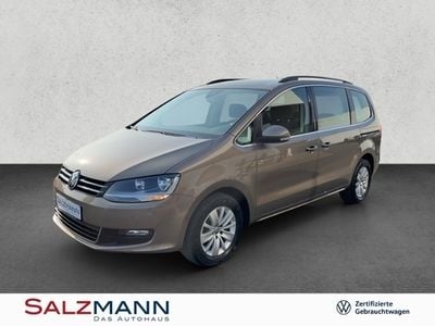 Gebraucht VW Sharan Comfortline 150 PS (110 kW) 2019 Pyramid gold metallic Van / Kleinbus