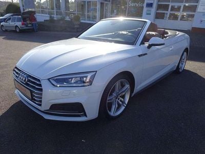 Gebraucht Audi A5 Cabriolet Design 190 PS (139 kW) 2018 Gletscherweiß metallic Cabrio