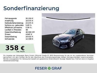 Gebraucht Audi A6 Ambiente 265 PS (194 kW) 2022 Mythosschwarz metallic Limousine