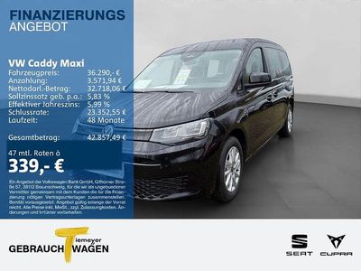 Neu VW Caddy Maxi Basis 122 PS (89 kW) 2025 Grau Van / Kleinbus