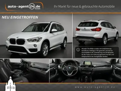 Gebraucht BMW X1 Sport Line 136 PS (100 kW) 2017 Mineralweiss metallic SUV