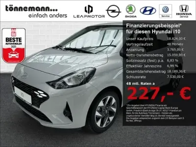 Nuova Hyundai i10 Trend 83 CV (61 kW) 2025 Grigio Utilitaria