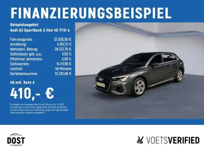 Gebraucht Audi A3 S-Line 150 PS (110 kW) 2023 Grau Limousine