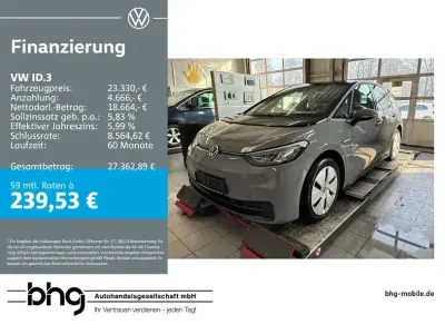 Begagnad VW ID.3 Pro Performance 150 kW (204 HK) 2023 Grå Halvkombi