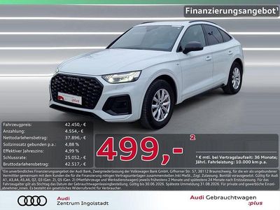 Gebraucht Audi Q5 Sportback Ambiente 367 PS (269 kW) 2021 Gletscherweiß metallic SUV