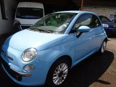 Gebraucht Fiat 500 Lounge 69 PS (50 kW) 2015 Blau Limousine
