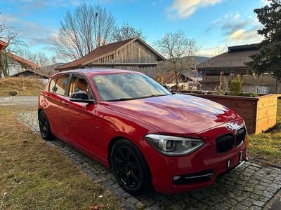 Usata BMW 118 Sport Line 143 CV (105 kW) 2014 Rosso Utilitaria
