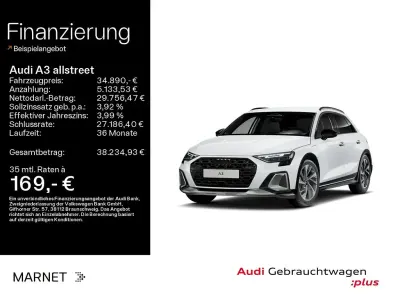 Gebraucht Audi A3 Sport 204 PS (150 kW) 2025 Gletscherweiß metallic Limousine